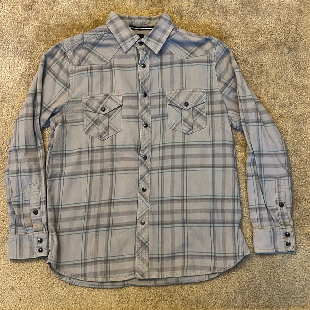 Medium Route 66 Button Up Flannel